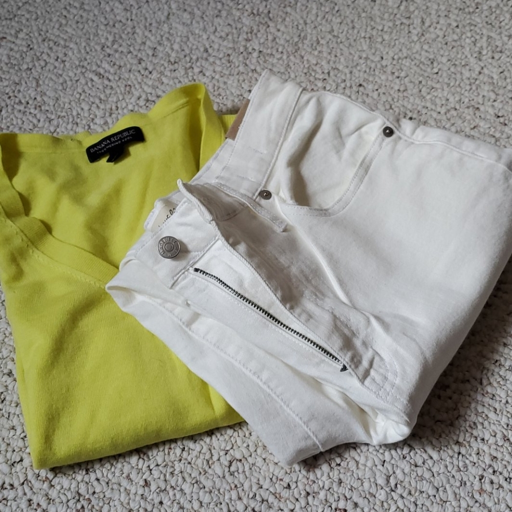 NWT Madewell High Rise Slim crop Boyjean SZ 29